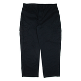 DICKIES Cargo Workwear Mens Trousers Black Relaxed Straight W38 L28