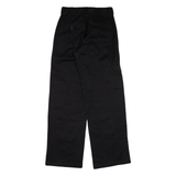 DICKIES Double-knee Workwear Mens Trousers Black Loose Straight W26 L30