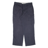 DICKIES Cargo Workwear Mens Trousers Grey Relaxed Straight W36 L32