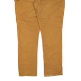 DICKIES Carpenter Workwear Womens Trousers Brown Slim Straight W38 L31