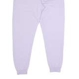KARL KANI Womens Joggers Purple Tapered L W33 L30