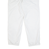 LOTTO Mesh Lined Mens Track Pants White Tapered L W36 L32