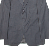 GIANFRANCO FERRE Mens Blazer Jacket Grey Knit S