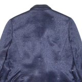 GIANFRANCO FERRE Womens Blazer Jacket Blue Knit Wool M