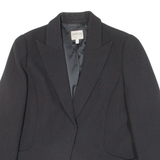 ARMANI COLLEZIONI Womens Blazer Jacket Black Knit Wool L