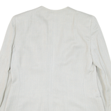 GIORGIO ARMANI Womens Blazer Jacket Blue Knit Herringbone M