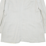 GIORGIO ARMANI Womens Blazer Jacket Blue Knit Herringbone M