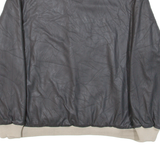 GIANFRANCO FERRE Fleece Lined Mens Pullover Jacket Black XL