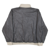 GIANFRANCO FERRE Fleece Lined Mens Pullover Jacket Black XL