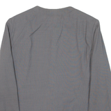 ARMANI COLLEZIONI Womens Blazer Jacket Grey Knit Wool L