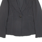ARMANI COLLEZIONI Womens Blazer Jacket Black Knit L