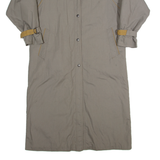 BERGHAUS City Young Womens Trench Coat Grey 80s M