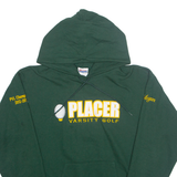 HANES Oversized Placer Varsity GOLF Megan Womens Green Hoodie USA M