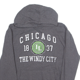 Chicago The Windy City Womens Grey Hoodie USA L
