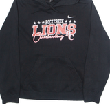 NIKE Rock Creek Lions Cheerleading Womens Black Hoodie USA 2XL