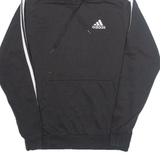 ADIDAS Mens Black Hoodie S