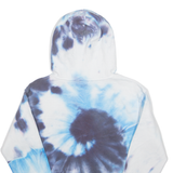 Tie Dye ALASKA Womens Blue Hoodie USA XS