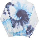 Tie Dye ALASKA Womens Blue Hoodie USA XS