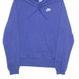 NIKE Womens Blue Hoodie M