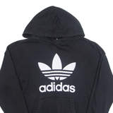 ADIDAS ORIGINALS Womens Black Hoodie UK 14