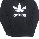 ADIDAS ORIGINALS Womens Black Hoodie UK 14