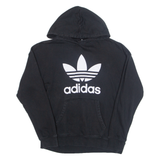 ADIDAS ORIGINALS Womens Black Hoodie UK 14