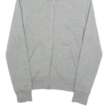 NIKE Womens Grey Hoodie Full Zip UK 10