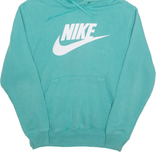 NIKE Oversized Mens Blue Hoodie S