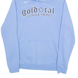 NIKE Gold Cal VOLLEYBALL Womens Blue Hoodie USA M