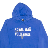 NIKE Royal Oak Volleyball Mens Blue Hoodie USA XL
