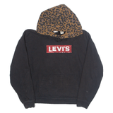 LEVI'S Sequins Womens Black Hoodie L