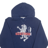 RUSSELL ATHLETIC Scottish United 2002 Mens Blue Hoodie S