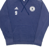 ADIDAS Indiana Fire Juniors Mens Blue Hoodie USA L