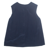 Womens Top Blue Sleeveless L
