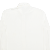 GLASER Womens Shirt Cream Collared Long Sleeve Floral M