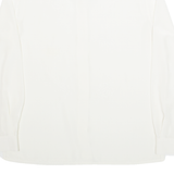 GLASER Womens Shirt Cream Collared Long Sleeve Floral M