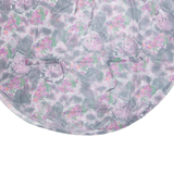 THE LARA Sheer Sparkly Womens Smock Blouse Grey 3/4 Sleeve Floral 2XL