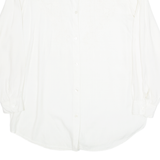 Womens Shirt White Collared Long Sleeve Viscose M