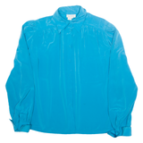 LLOYD WILLIAMS Womens Shirt Blue Collared Long Sleeve UK 10