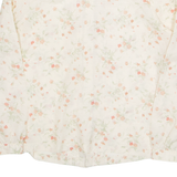PANTER Womens Printed Shirt Cream Collared Long Sleeve Floral M
