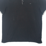 MICHAEL KORS Mens Polo Shirt Black L