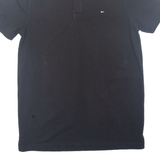 TOMMY HILFIGER Slim Fit Mens Polo Shirt Black M