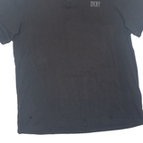 DKNY Mens Polo Shirt Black L