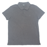 CALVIN KLEIN Mens Polo Shirt Grey M