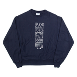 CHAMPION REVERSE WEAVE Mens Sweatshirt Blue M