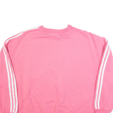 ADIDAS Womens Sweatshirt Pink UK 8