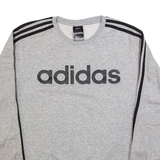 ADIDAS Mens Sweatshirt Grey S