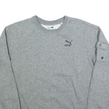 PUMA Mens Sweatshirt Grey S