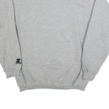 STARTER Wisconsin Mens Sweatshirt Grey USA M