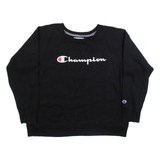 CHAMPION Womens Sweatshirt Black XL